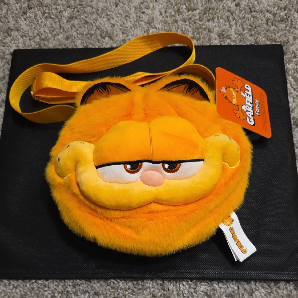 Garfield Orange Plush Kids Bag
